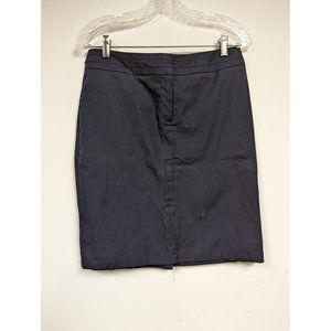 New York and Company Navy Blue Modest Skirt Size 6 Pencil